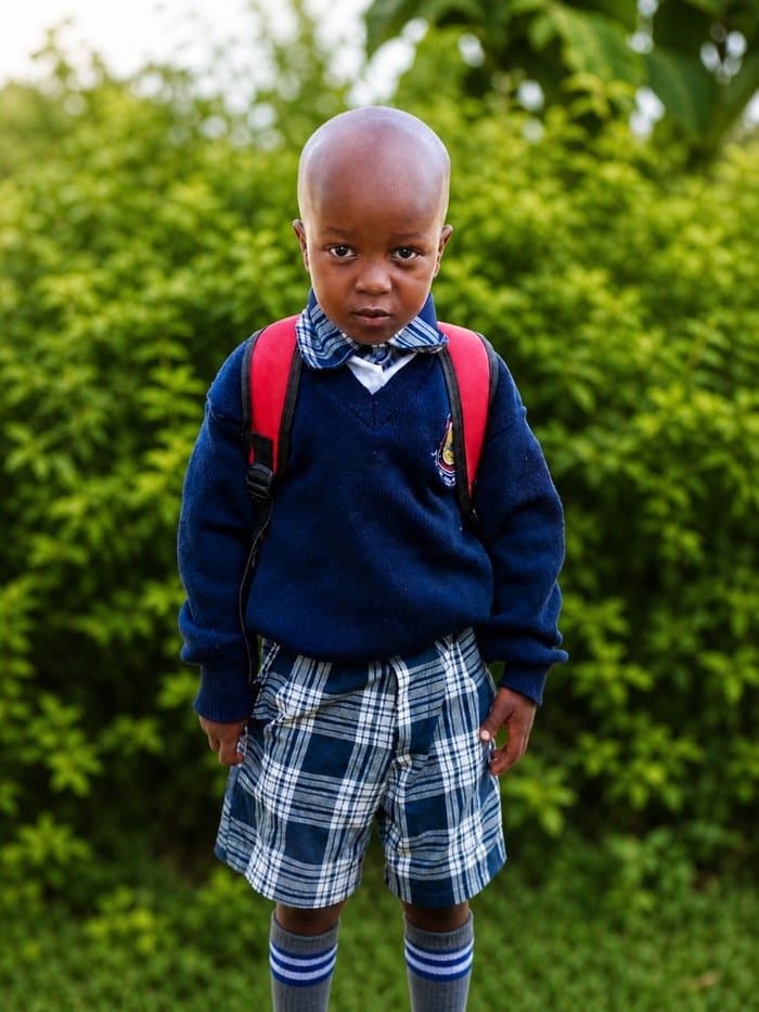 Jayden, age 5, a child waiting for a sponsor at Bogetenga Children's Home in Kisii, Kenya