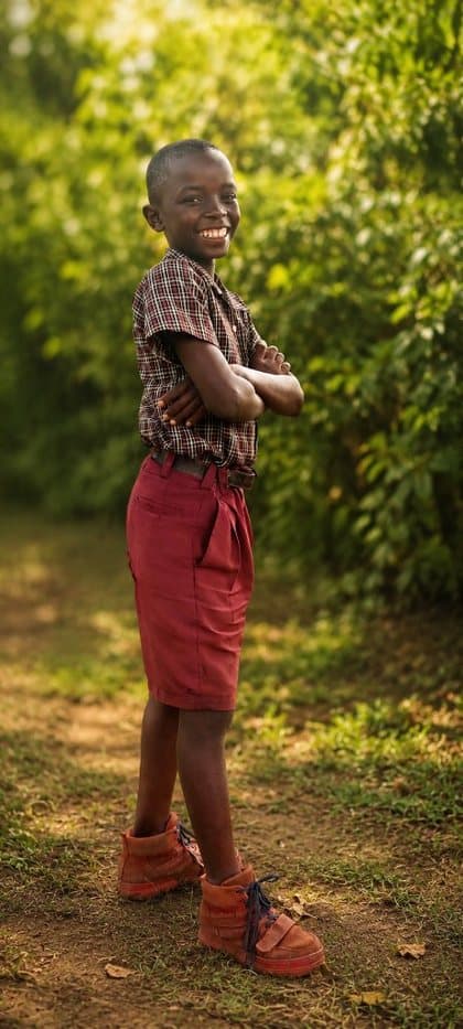 John, age 12, a child waiting for a sponsor at Bogetenga Children's Home in Kisii, Kenya